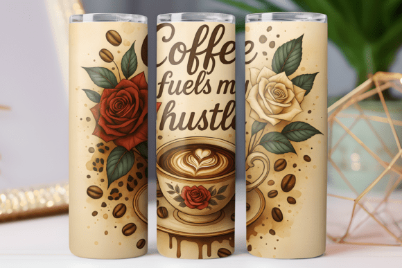 Coffee Tumbler Wrap 20oz Skinny Png Art Review