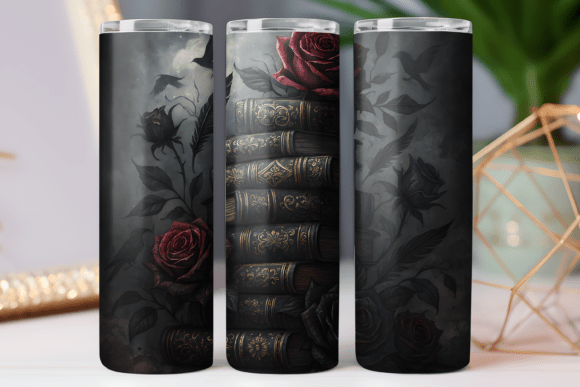 Fantasy Book Lover Tumbler Wrap Graphics Review