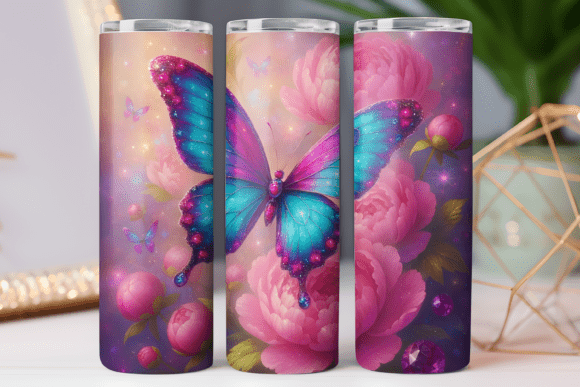Freebies Graphics: Butterfly Tumbler Wrap 20oz Design Png Review