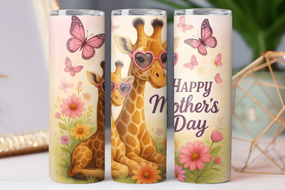 Happy Mother Tumbler Wrap 20oz Skinny: Graphics & Tumbler Wraps Review