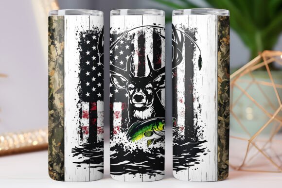 Hunting and Fishing Tumbler Wrap Art Png: A Designer’s Review