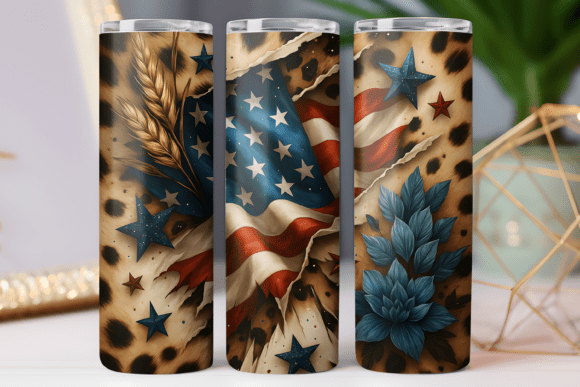 Leopard Patriotic Tumbler Wrap 20oz Png: Graphics & Tumbler Wraps Review