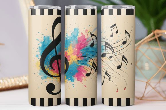 Music Tumbler Wrap for 20oz Skinny: Graphics Review