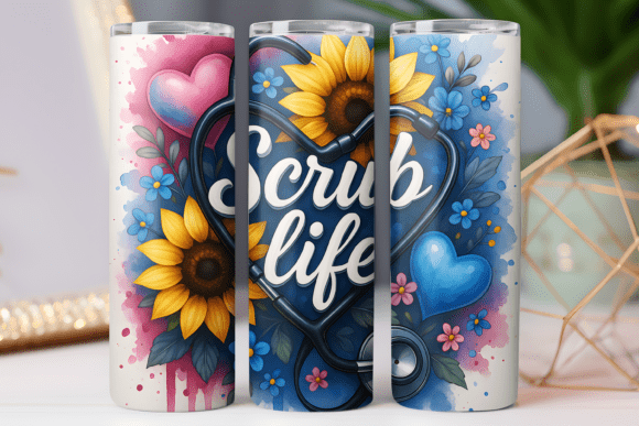 Nurse Funny Tumbler Wrap: Graphics for Tumbler Wraps