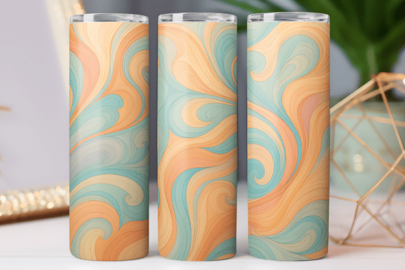 Oil Abstract Pattern Tumbler Wrap 20oz Graphics Review
