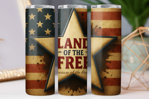 Patriotic Tumbler Wrap PNG: Graphics for Tumbler Wraps