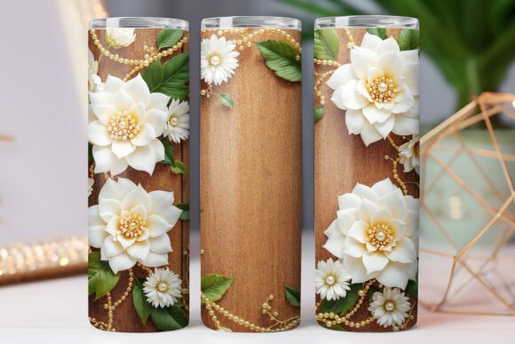 Review: Floral Tumbler Wrap Flower Wooden Wrap