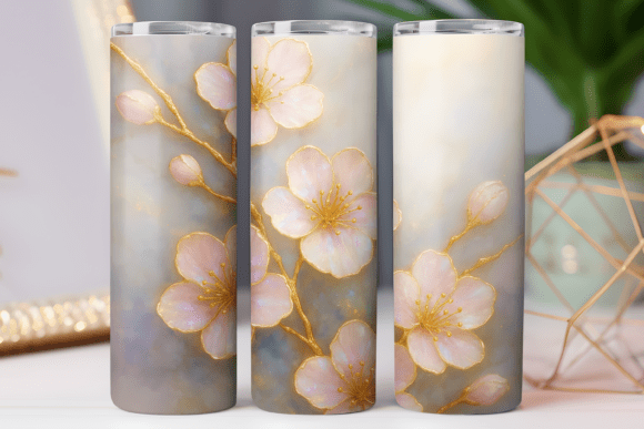 Stained Glass Art for Tumbler Wraps and Graphics