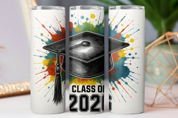 Student Class of 2026 Tumbler Wrap Graphics