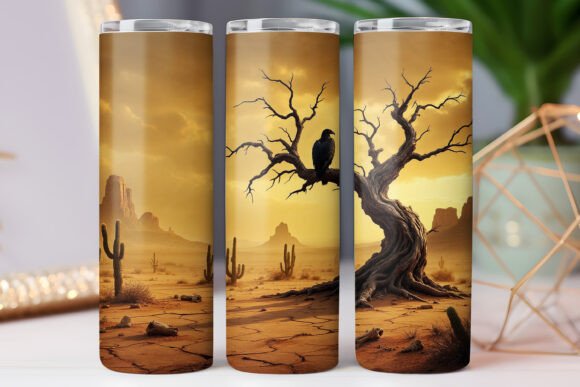 Western Cowboy Desert Tumbler Wraps Graphics Review
