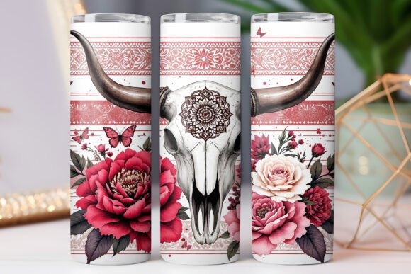 Western Cowboy Tumbler Design for Graphics & Tumbler Wraps