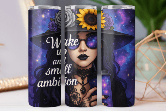 Women Coffee Tumbler Wrap 20oz Skinny: Graphics for Tumbler Wraps